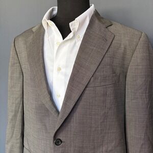 Burberry London Kensington‎ Blazer | 42R | Dark Gray Wool Tailored